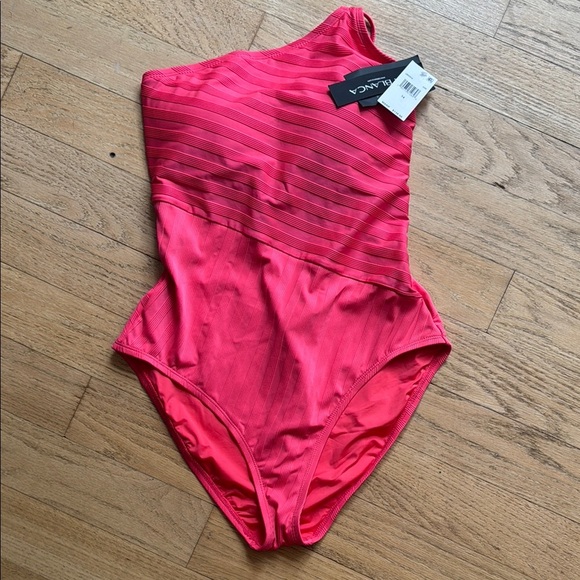 La Blanca one piece swimsuit size 14 NWT - Picture 2 of 12